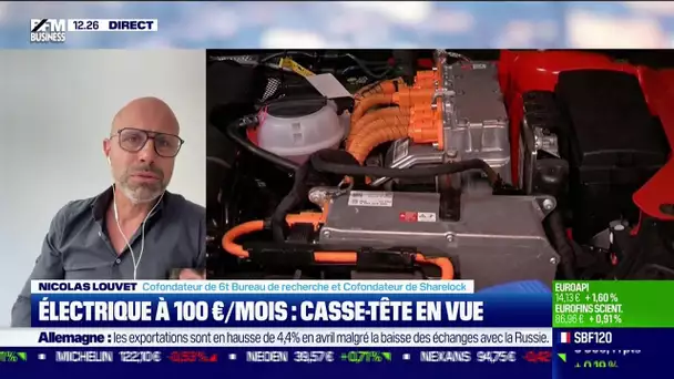 Nicolas Louvet (Sharelock) : Electrique à 100 euros/mois, le casse tête en vue