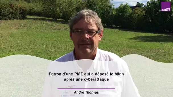 André Thomas, patron d’une PME qui a déposé le bilan après une cyberattaque