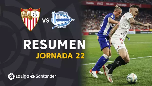 Resumen de Sevilla FC vs Deportivo Alavés (1-1)