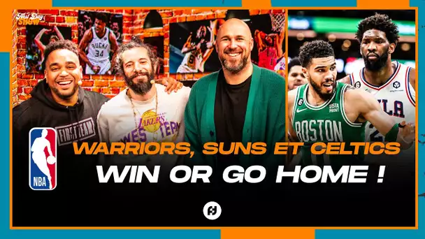 WARRIORS, SUNS , KNICKS & CELTICS : WIN OR GO HOME ! NBA First Day Show 182