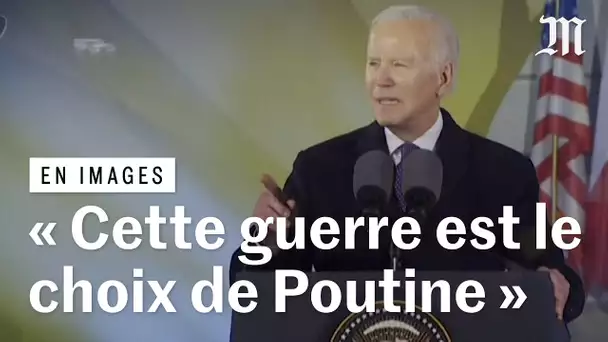 « L’Ukraine ne sera jamais une victoire pour la Russie » : prévient Joe Biden à Varsovie