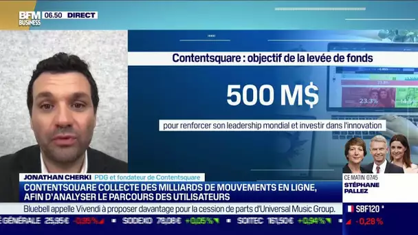 Jonathan Cherki (Contentsquare) : La licorne française Contentsquare lève 500 milliards de dollars