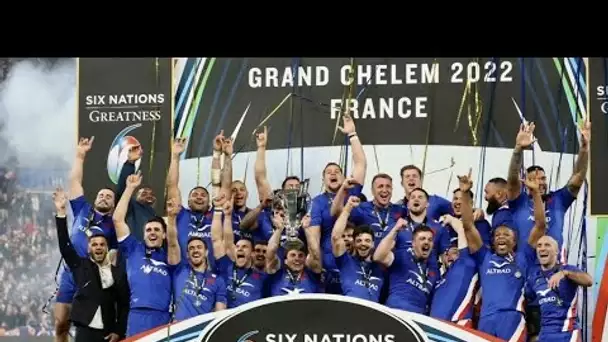 Rugby : la France réalise le Grand chelem en battant l’Angleterre • FRANCE 24