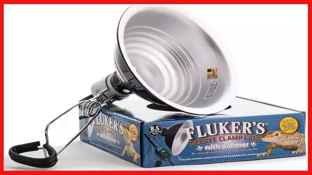 Fluker's Repta-Clamp Lamp Ceramic with Dimmable Switch