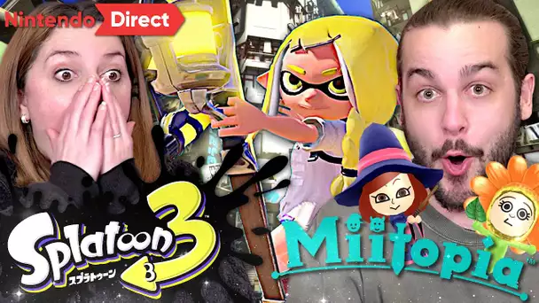 UN NINTENDO DIRECT INCROYABLE : SPLATOON 3, MIITOPIA ET ZELDA SKYWARD SWORD HD ! AVIS ET RÉACTION