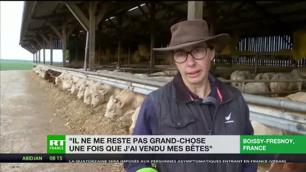 Les éleveurs français refusent d’envoyer leurs bêtes à l’abattoir