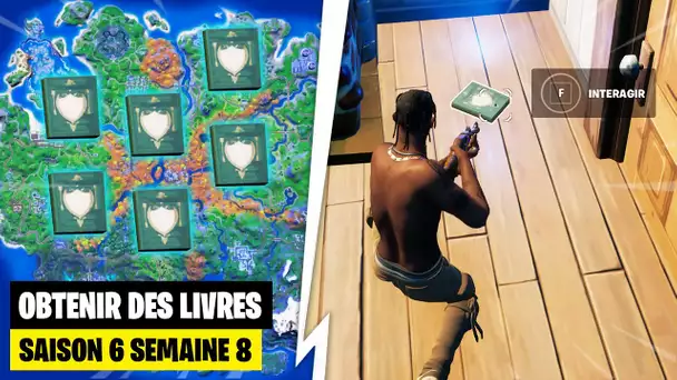 "OBTENIR DES LIVRES DE RECHERCHES A HOLLY HEDGES ET PLEASANT PARK" (FORTNITE DEFIS SEMAINE 8)