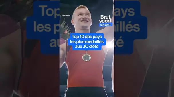 Top 10 des pays les plus médaillés aux JO d'été #paris2024