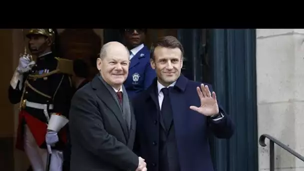 À Paris, Macron et Scholz tentent d'afficher l'image d'un couple franco-allemand soudé • FRANCE 24