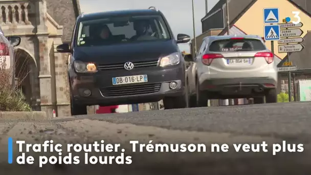 Trafic routier. Tremuson ne veut plus de poids lourds