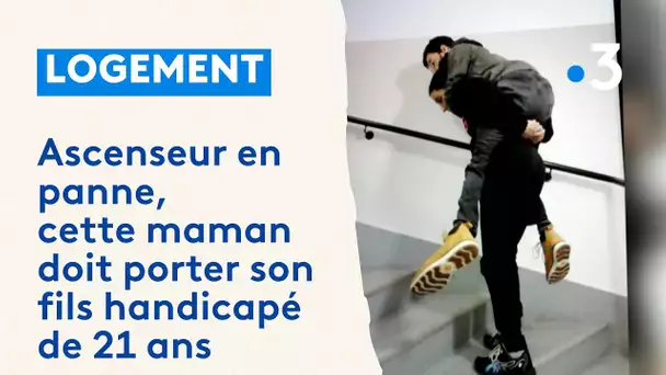 Nice : la galère d'une maman et de son enfant tétraplégique, sans ascenseur depuis 8 semaines