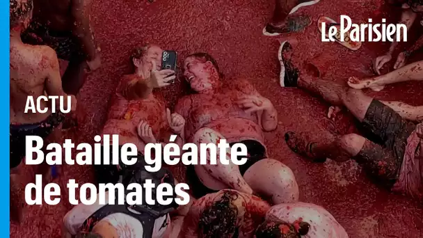 Le retour de la «Tomatina», la plus grande bataille de tomates au monde