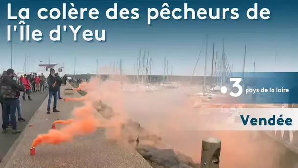 Manifestation des pêcheurs Île d Yeu