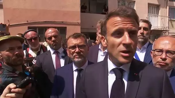 Réaction d'Emmanuel Macron après le décès du jeune Naël tué à Nanterre