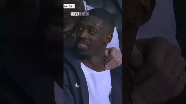 😁 Le grand sourire d'Ousmane #Dembele après avoir éliminé le #Barça !