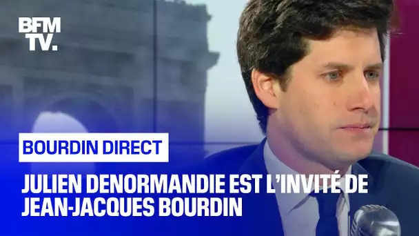 Julien Denormandie face à Jean-Jacques Bourdin en direct
