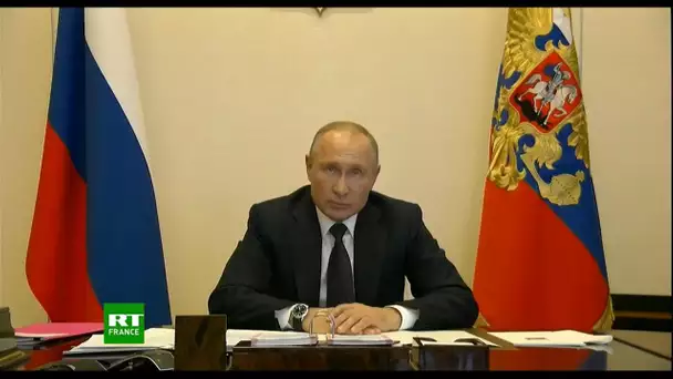 Epidémie de Covid-19 : Vladimir Poutine a évoqué la situation en Russie