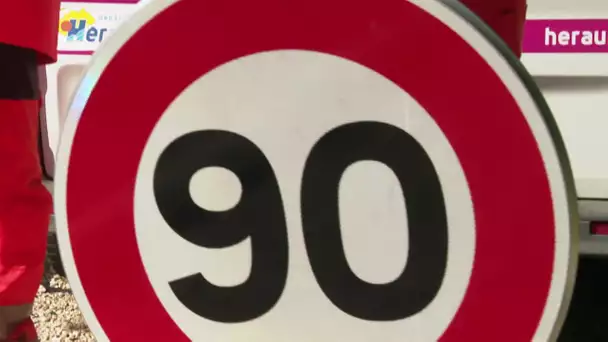 Retour de la limitation à 90 km/h sur 8% des routes de l'Hérault