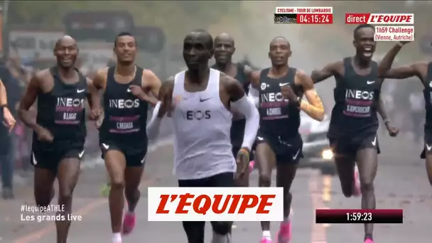 Eliud Kipchoge brise la barrière des 2 heures - Athlé - Marathon
