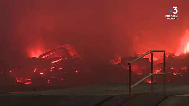 Montoir-de-Bretagne : Incendie usine GDE, les riverains inquiets