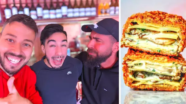 Ces FRITURES sont INCROYABLES!  Lasagnes frites, burrata , pulled beef , ... -VLOG 1276