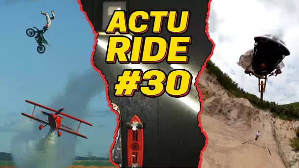 ACTU RIDE #23 : VTT survole le Tour de France, il saute par dessus un avion, les meilleurs tricks !