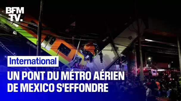 Un pont du métro aérien de Mexico s'effondre et fait au moins 23 morts