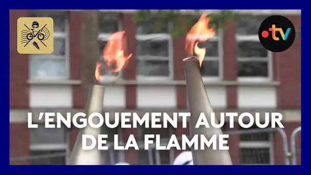 JO Paris 2024 : l’engouement des Normands le long du parcours de la flamme olympique