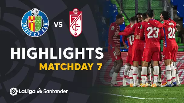 Highlights Getafe CF vs Granada CF (0-1)