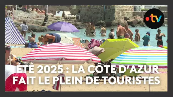 La très haute saison touristique vient de commencer sur la Côte d'Azur, les vacanciers sont bien là