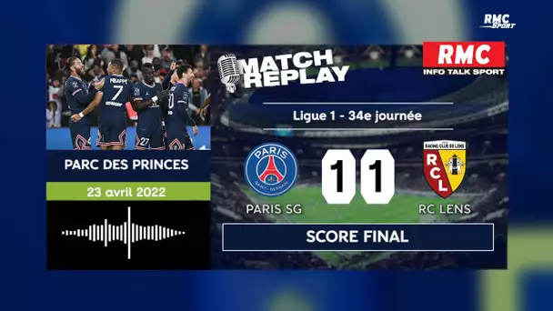 PSG 1-1 Lens : Paris tenu en échec mais sacré pour la 10e fois