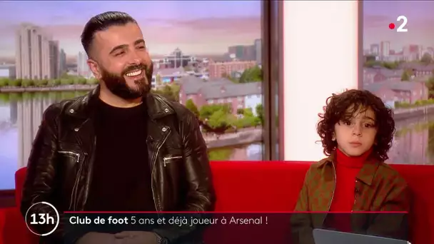 5 ans et déjà joueur à Arsenal