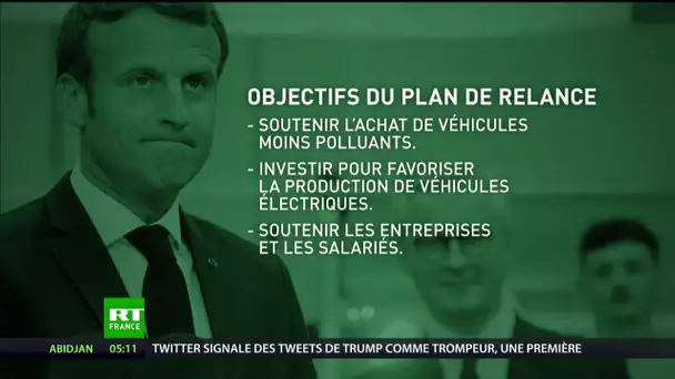 Macron promet huit milliards d’euros pour relancer l’industrie automobile