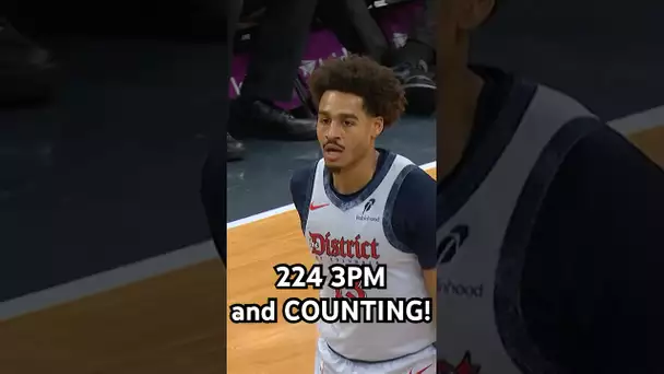 Poole breaks the FRANCHISE RECORD for 3PM in a season!