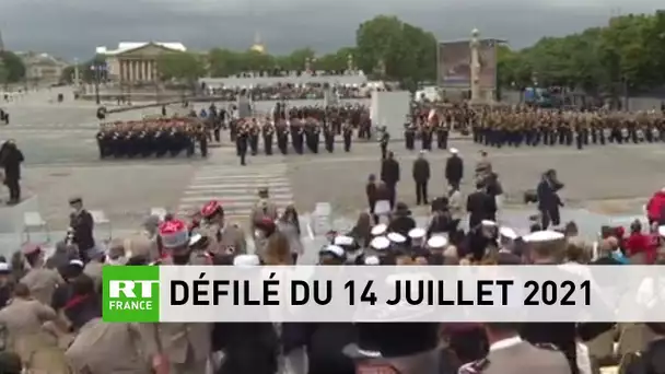 Défilé militaire du 14 Juillet 2021 à Paris à l'occasion de la Fête nationale
