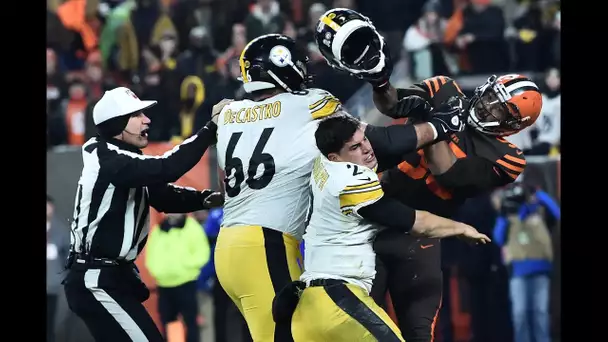 NFL - Violente bagarre lors de Browns-Steelers