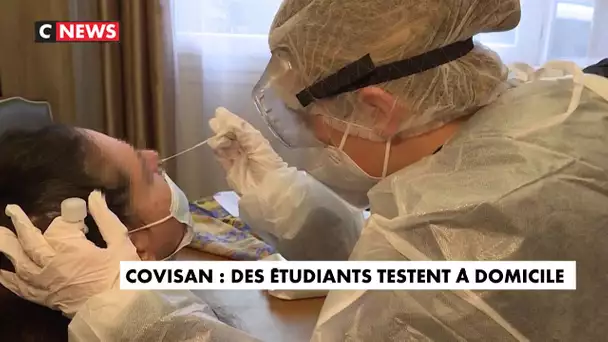 Covisan : des étudiants testent à domicile