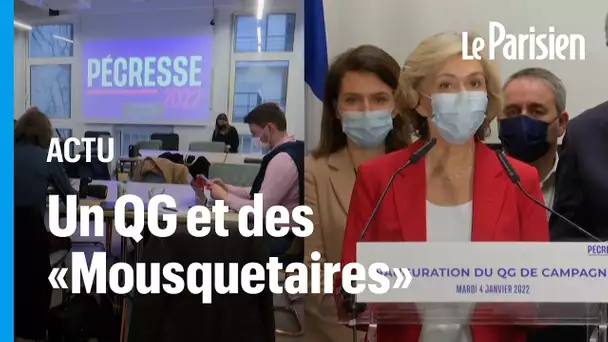 Valérie Pécresse inaugure son QG de campagne avec ses « Mousquetaires»
