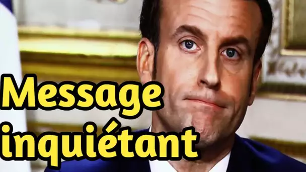 Emmanuel Macron passe un inquiétant message aux Français à la dernière minute