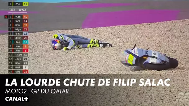 Lourde chute pour Filip Salač - Moto2 - GP du Qatar