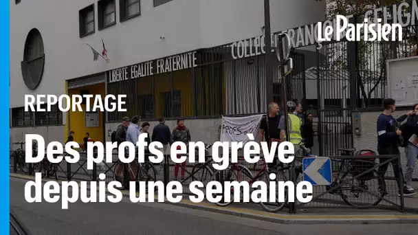 Les enseignants de ce collège à Paris sont en grève depuis une semaine