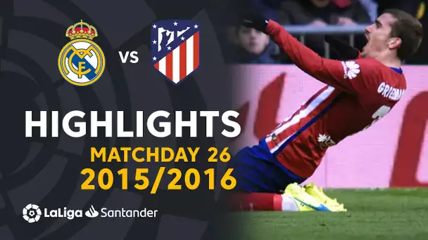Resumen de Real Madrid vs Atlético de Madrid (0-1) J26 2015/2016