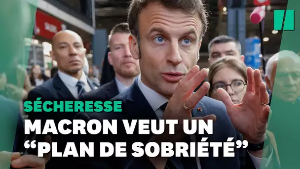 “C’est la fin de l’abondance” : Emmanuel Macron annonce un plan de “sobriété sur l’eau”