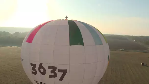 Téléthon : le nouveau record de Rémi Ouvrard sur sa montgolfière