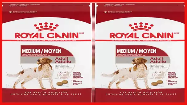 Royal Canin Medium Breed Adult Dry Dog Food, 30 lb bag