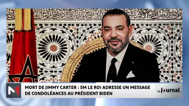 Décès de Jimmy Carter : SM le Roi adresse un message de condoléances et de compassion à Joe Biden