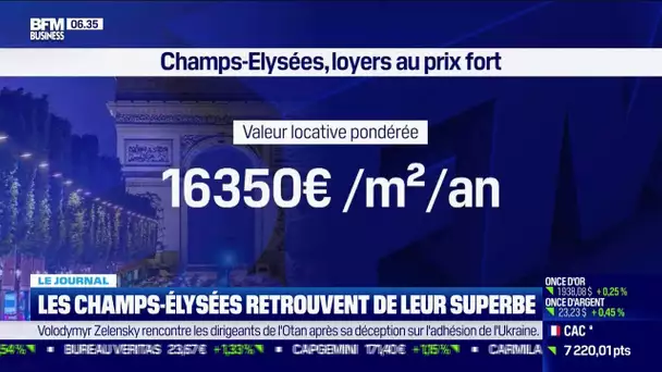 Les Champs-Elysées retrouvent de leur superbe