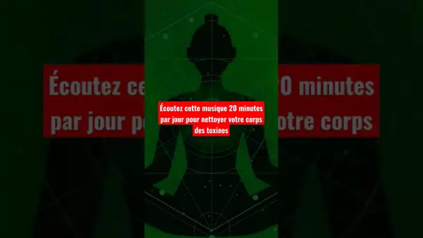 Écoutez cette musique 20 minutes par jour pour nettoyer votre corps des toxines