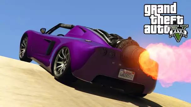 GTA 5 ROCKET VOLTIC VS AVION DE CHASSE VS BUGATTI CHIRON