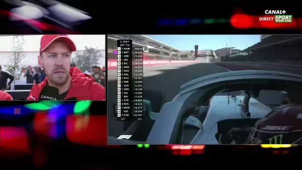 Sebastian Vettel : "Très peu d'adhérence dès le départ"